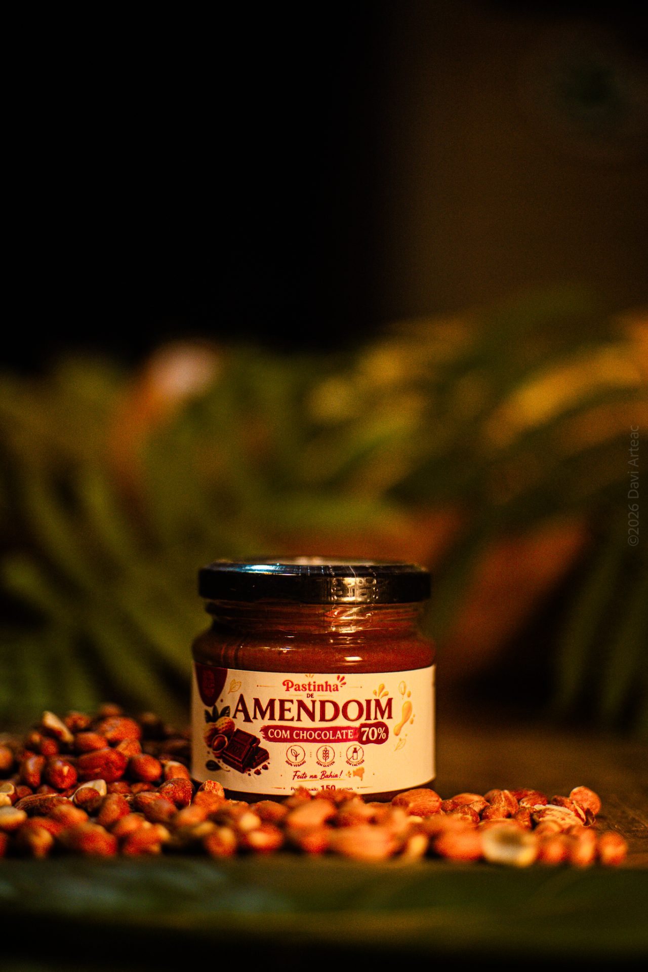 Pastinha de Amendoim com Chocolate 70%
