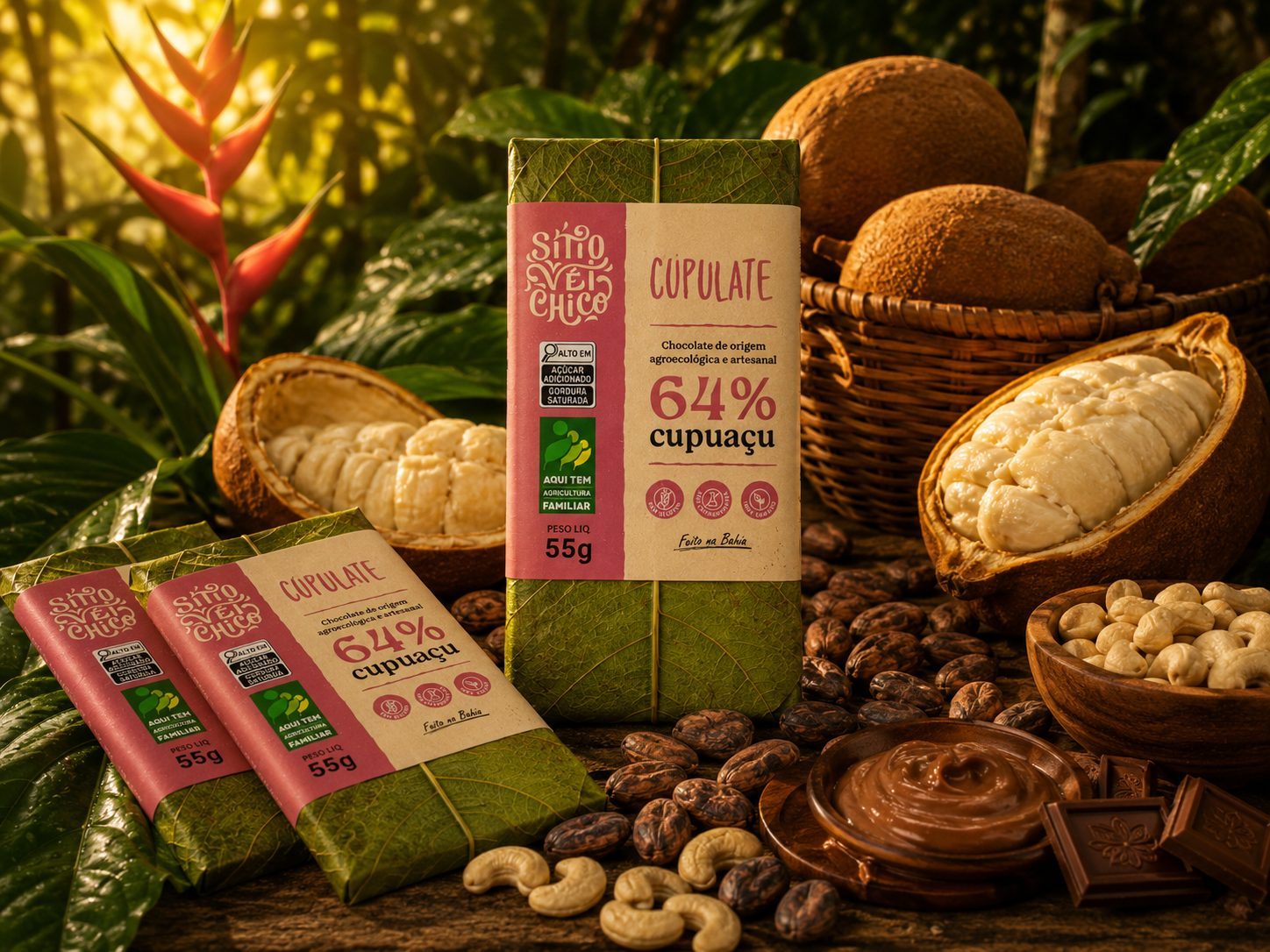 Cupulate Artesanal 64% Cupuaçu | Barra 55g